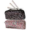 Generic Corduroy Pencil Case, 2-Piece Makeup Bag view 1