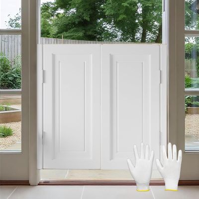 Generic Wood Café Saloon Swinging Door, White, 97 x 100 cm
