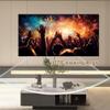 70-Inch 16:9 Home Theater Projector Screen with Wall-Mount Frame, 4K/8K Ultra HD 3D, Indoor (60 in 16:9) view 2