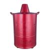 Stainless Steel Outdoor Burn Barrel, Small Red Fire Pit for Paper view 1