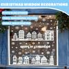 GAJUS 9-Sheet Christmas Window Stickers, Reusable Winter Decorations view 3