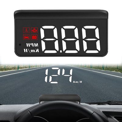 KHDWOB Head-Up Display for Mercedes-Benz GLC 200–400d, OBD2 & GPS Digital Speedometer