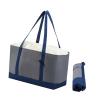 PawwJoy Insulated Shopping Bag, Gray, 26 x 42 x 27 cm view 1