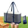 PawwJoy Insulated Shopping Bag, Gray, 26 x 42 x 27 cm view 2