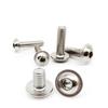 WKAIYUAN M5 304 Stainless Steel Hex Socket Button Head Screws with Collar Washer, 12 mm view 1