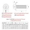 WKAIYUAN M5 304 Stainless Steel Hex Socket Button Head Screws with Collar Washer, 12 mm view 2
