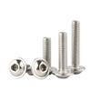 WKAIYUAN M5 304 Stainless Steel Hex Socket Button Head Screws with Collar Washer, 12 mm view 3