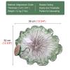 BCJMKDX Decorative Garden Stepping Stones, 3D Lotus Leaf Design, 3-Piece Set view 4