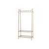 RYUQW3RE Freestanding Nordic Coat and Hat Rack with Shelf, Gold, L view 1
