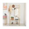 RYUQW3RE Freestanding Nordic Coat and Hat Rack with Shelf, Gold, L view 4