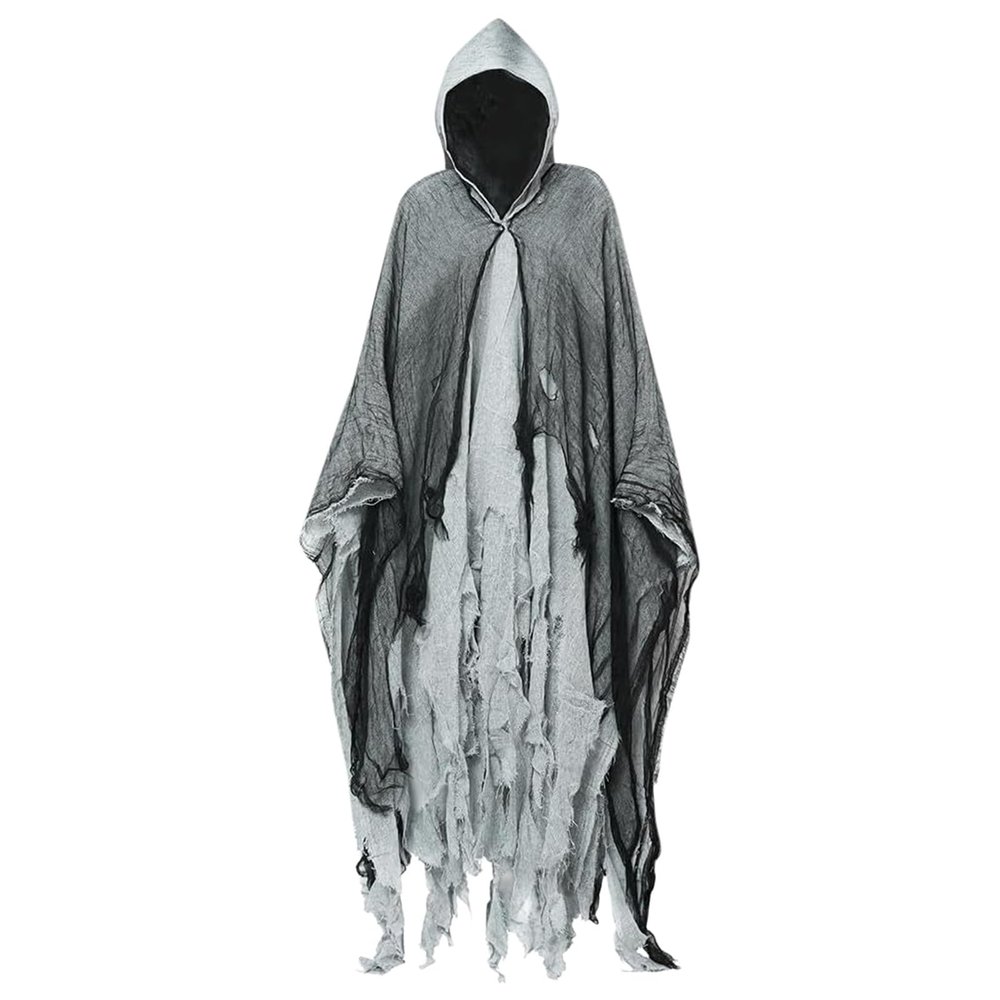 Halloween Ghost Cloak with Hood