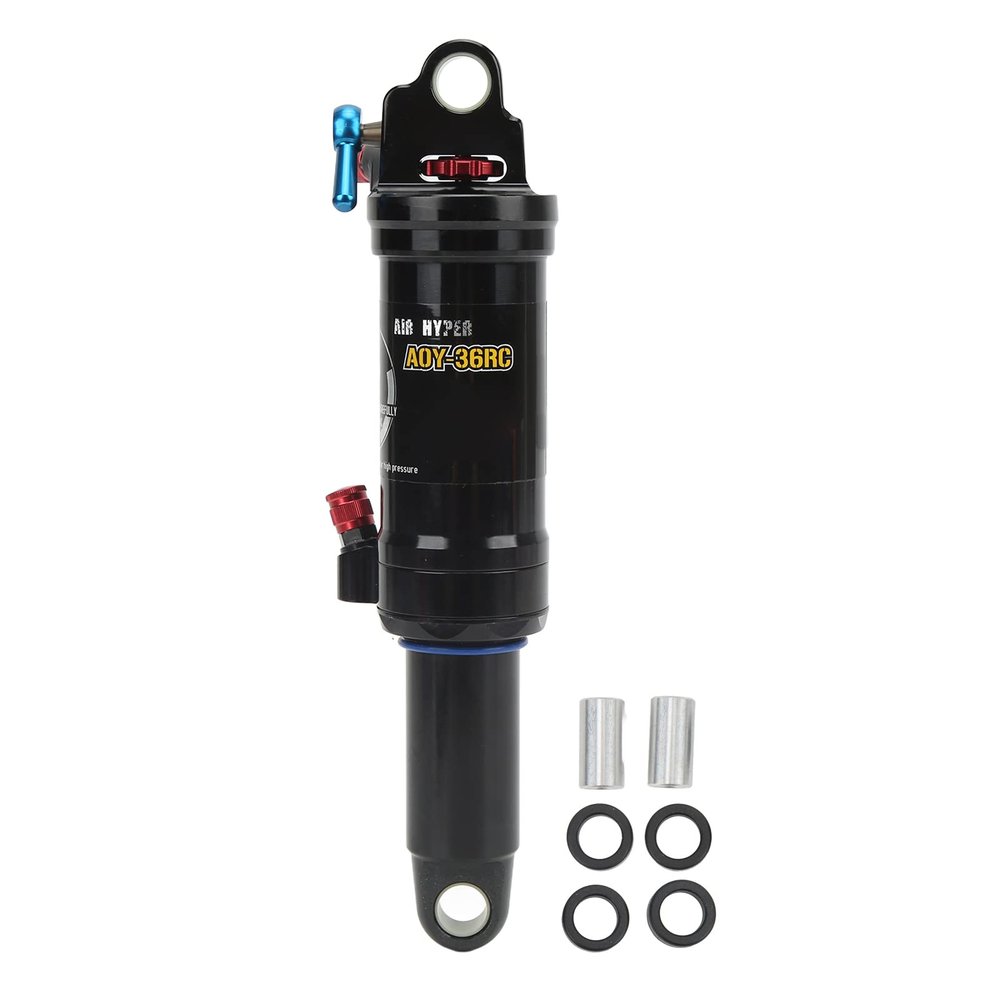 AOY36RC 200 mm Mountain Bike Rear Shock Absorber for XC Soft-Tail Bikes with 24 mm Bushing