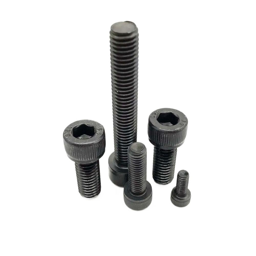 10 pcs M3 M4 M5 M6 M8 304 A2 Stainless Steel Black Class 12.9 Steel DIN 912 Hex Socket Screws, L=4–150 mm (20 mm)