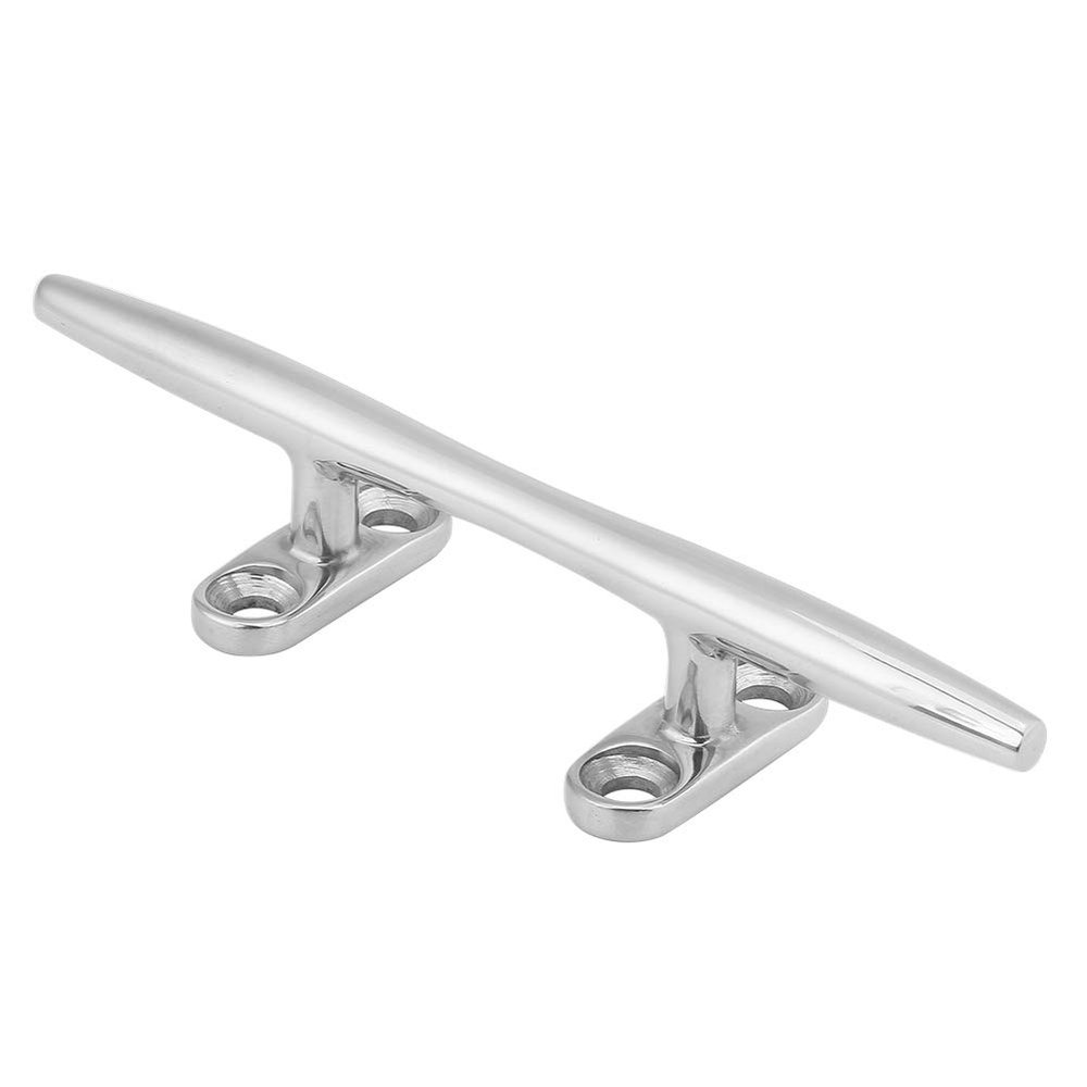 Pretfy 6-Inch 316 Stainless Steel Marine Boat Dock Deck Hollow-Base Cleat