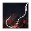 12-Piece Carbon Steel Automatic Flip Fishing Hooks with Sharp Barbs view 1