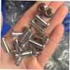 Gatuida 50-Piece Stainless Steel Cable Protection Sleeves for Cable Railings, Weather-Resistant, with Drill view 3