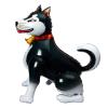 Ovanda Husky Dog Foil Balloon, Standing 3D Animal Balloon for Birthday Party Decor view 1