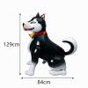 Ovanda Husky Dog Foil Balloon, Standing 3D Animal Balloon for Birthday Party Decor view 2