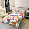 Homewish Skateboard Cotton Duvet Cover Set, 200 x 200 cm, Graffiti Purple and Red view 2
