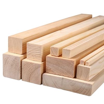 4-Pack Rectangular Dowel Rods, 40 cm Long, Unfinished Square Hardwood Sticks for Craft and DIY Projects, Painted (2 x 2 x 40 cm)