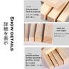 4-Pack Rectangular Dowel Rods, 40 cm Long, Unfinished Square Hardwood Sticks for Craft and DIY Projects, Painted (2 x 2 x 40 cm) view 3