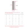 JFGCTYHXY Threaded Rods, 10-Pack, 304 Stainless Steel, M16 × 45 cm view 3