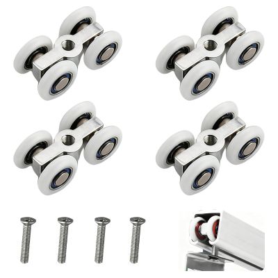 Tarqite 4-Pack 20 mm Sliding Door Rollers with M6 Threads