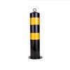 Steel Safety Parking Bollard, Bottom-Mount Vehicle Barrier with Chain Bolt view 1