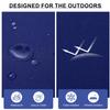 YFHT Waterproof Sun Lounger Cushion with Straps, Weather-Resistant Outdoor Pad, Black, 193 x 58 x 10 cm view 2