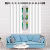 DYINDUN Blackout Curtain with Grommets, 145 x 105 cm, Thermal, White view 1