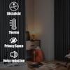 DYINDUN Blackout Curtain with Grommets, 145 x 105 cm, Thermal, White view 2