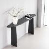 Modern Narrow Console Table, 63-Inch Long Wooden Entryway Table with Storage, 63 x 13.8 x 31.5 in view 1
