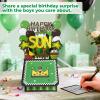 YianHien Birthday Card for Son, Pixel Gaming Pop-Up Card view 3