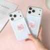 Reownest Compatible with iPhone 17 Pro Max Case, Cute 3D Pink Bow, Transparent Aesthetic Design, Camera Lens Protection, Glitter Bow Crystal Chain view 4