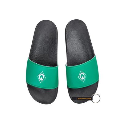 Werder Bremen SV Diamond Slides, Green/White, EU 42