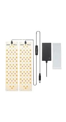 KONGMM 540-LED Full-Spectrum Under-Cabinet Grow Light with 4/8/12-Hour Timer, Two Heads