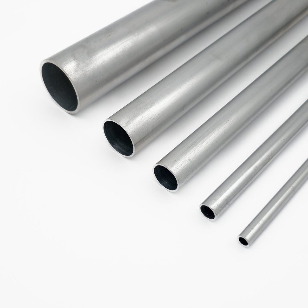 Aluminum AlMgSi0.5 Round Tubes, 8–40 mm Diameter, 1–2 mm Wall, 50–1000 mm Length