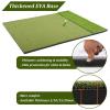 HSHBGS Golf Hitting Mat, 4x5 ft/5x5 ft, 9 Rubber Tees, 10 mm EVA Base, Indoor & Outdoor view 2