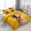 XCQHZYQ Labrador Retriever Yellow Duvet Cover Set, 180 x 200 cm, Kids view 2