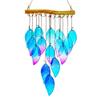 Fish-Shaped Wind Chime, Blue Glass, Style 2 view 1