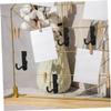 WOONEKY Gridwall Hooks, 10-Pack, ABS, Black, for Hanging view 4