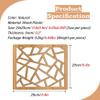 Hanging Room Divider Panels, 1,100-Piece DIY Wood-Plastic Set view 2