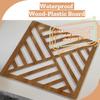 Hanging Room Divider Panels, 1,100-Piece DIY Wood-Plastic Set view 3