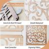 Hanging Room Divider Panels, 1,100-Piece DIY Wood-Plastic Set view 4