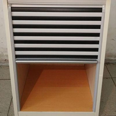 MLYAYE DIY Roller-Shutter Sliding Panels with Track, 900 x 700 mm
