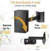 SiSinkal Wall Mount for Bose UB-20 II, ST535, ST525, ST520, 535III, 525III, CM520, Lifestyle 600, Space-Saving ABS Mount for Home Audio Speakers (Black) view 2
