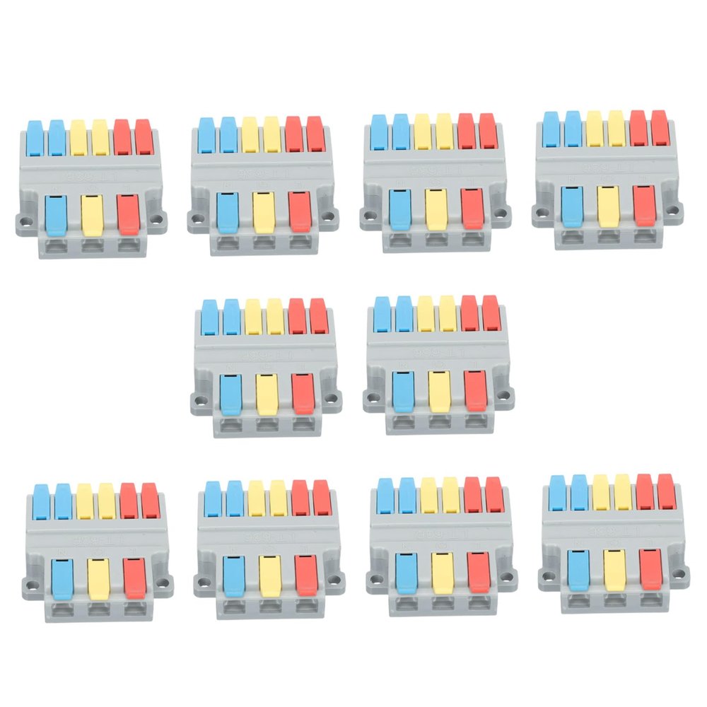 VALICLUD 10-Piece Cable Connectors with High-Temperature Plastic and Rust-Resistant Conductors