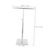 T-Shaped Stainless Steel Handbag Display Stand view 2