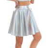 Women's Short Tulle Tutu Skirt, Stretchy Colorful Mini Skirt view 1