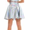 Women's Short Tulle Tutu Skirt, Stretchy Colorful Mini Skirt view 3